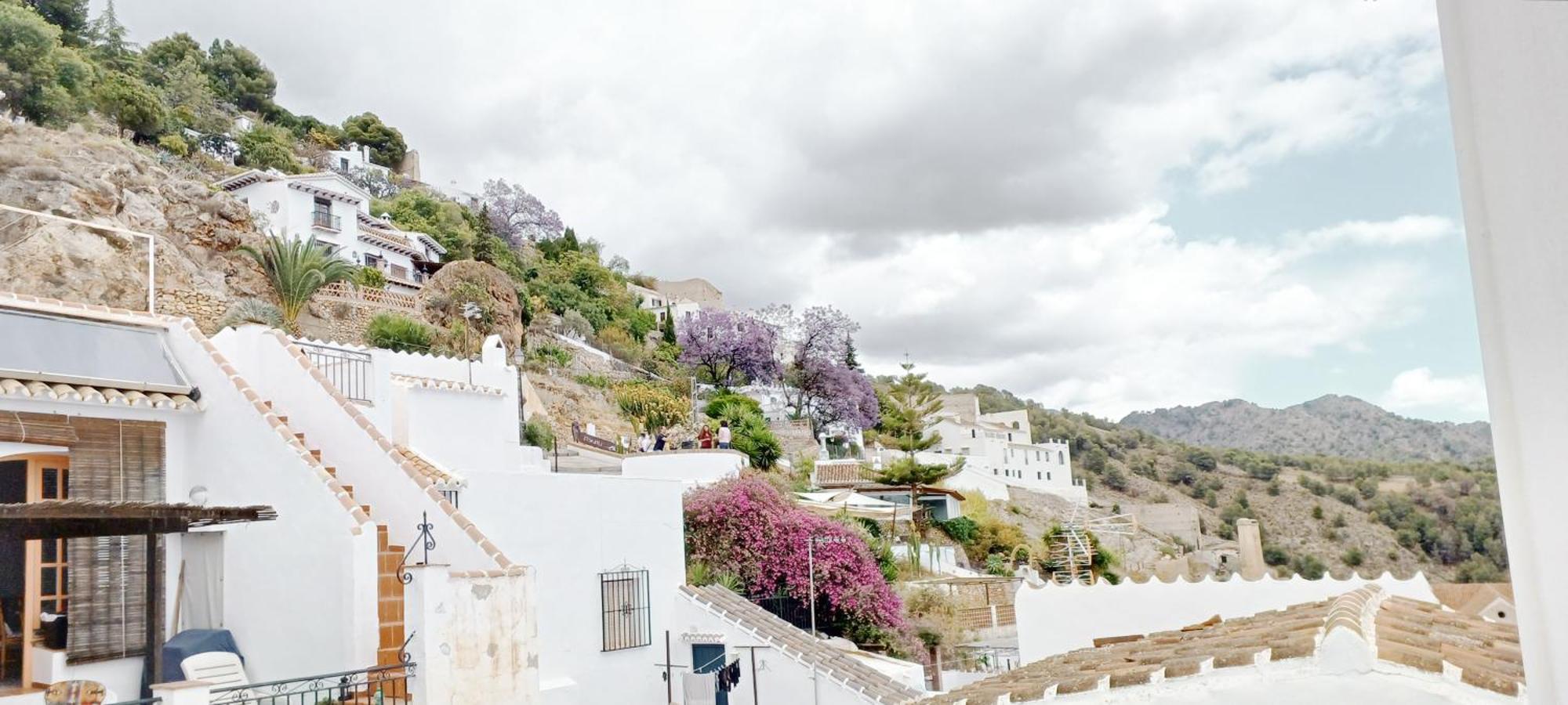 Las Pizarrillas: Tu Hogar En Este Blanco Pueblo Frigiliana Exterior photo